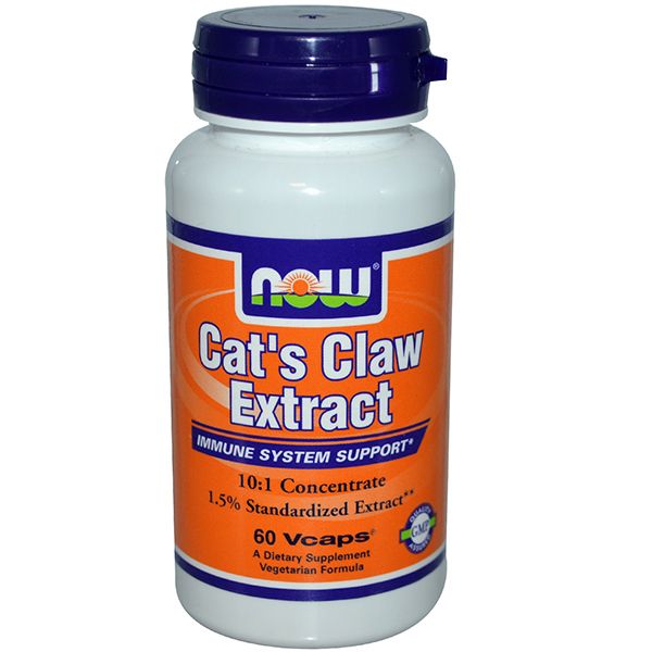 Cat’s Claw, Кошачий Коготь, Now Foods, 334 мг, 60 капсул