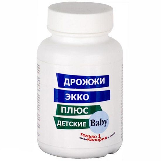 Дрожжи пивные для детей от 3 лет Экко плюс, 0.45 г, 100 шт