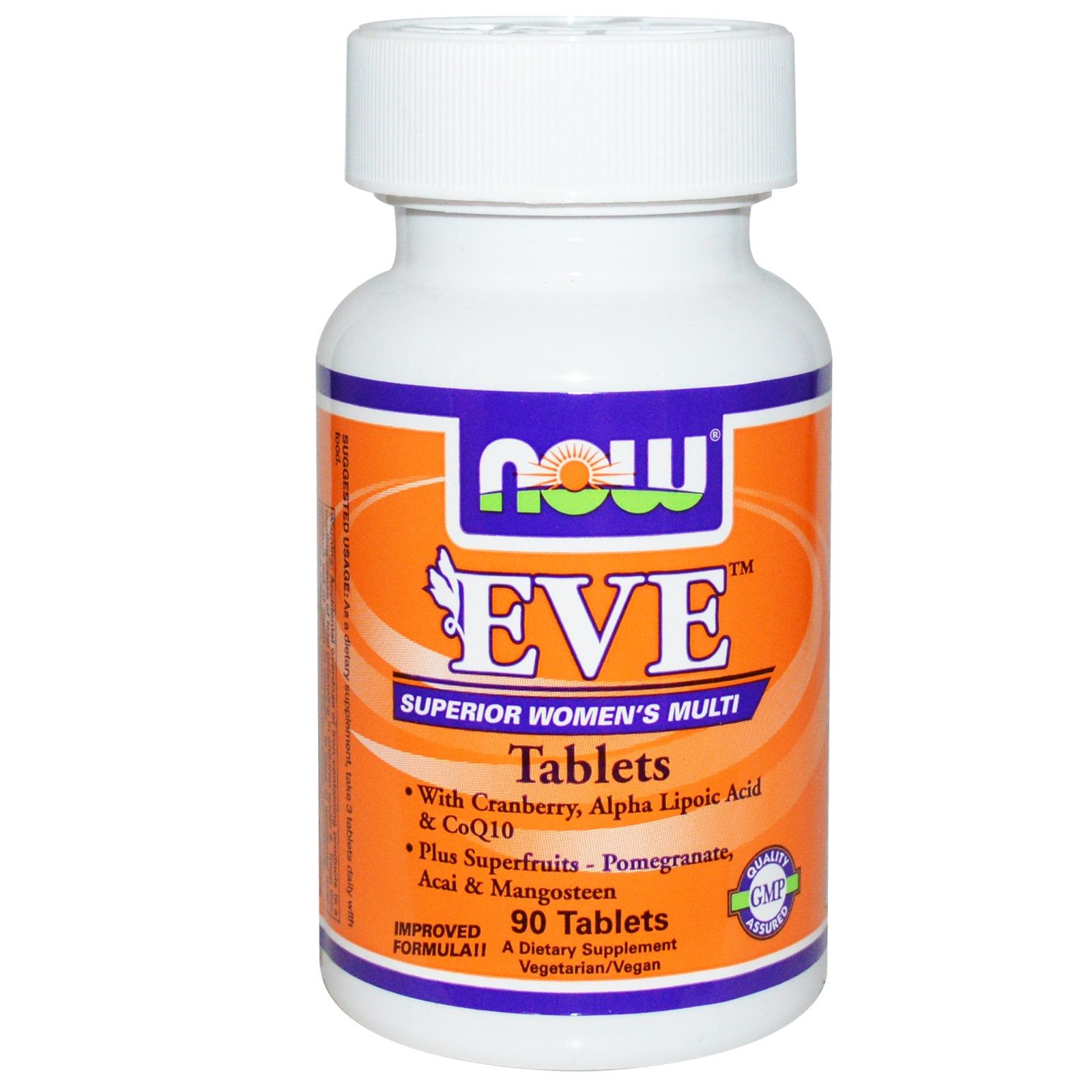 EVE (ЕВА)  Мультивитамины для женщин  Now Foods, 90 таблеток