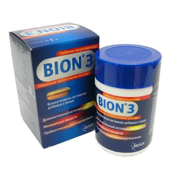 Пробиотические культуры нормализация микрофлоры кишечника Bion®3, 30 шт