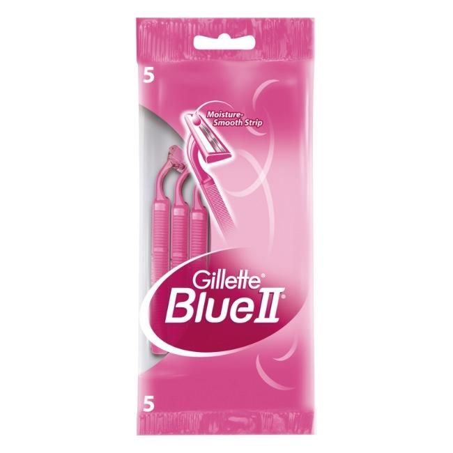 Бритвы одноразовые для женщин blue ii Gillette, 5 шт