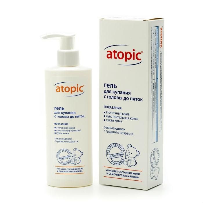 Гель для купания малышей с первых дней жизни Atopic®, 200мл