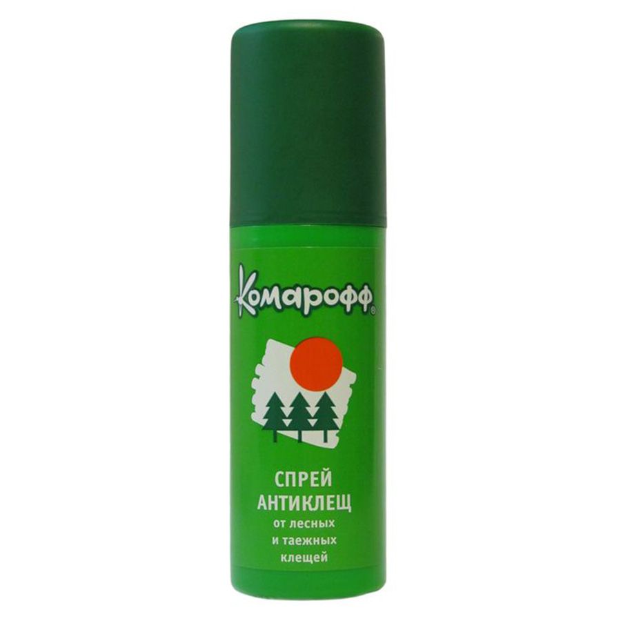 Антиклещ спрей для обработки одежды и снаряжения Комарофф, 125 мл