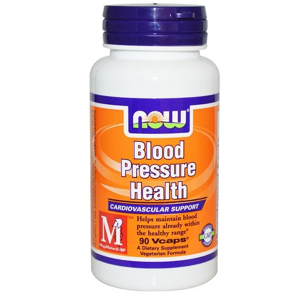Ангиопротектор и корректор микроциркуляции Blood Pressure Health NOW 660 мг, 90 шт