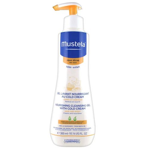 Гель для купания питательный с кольд-кремом Mustela, 300 мл