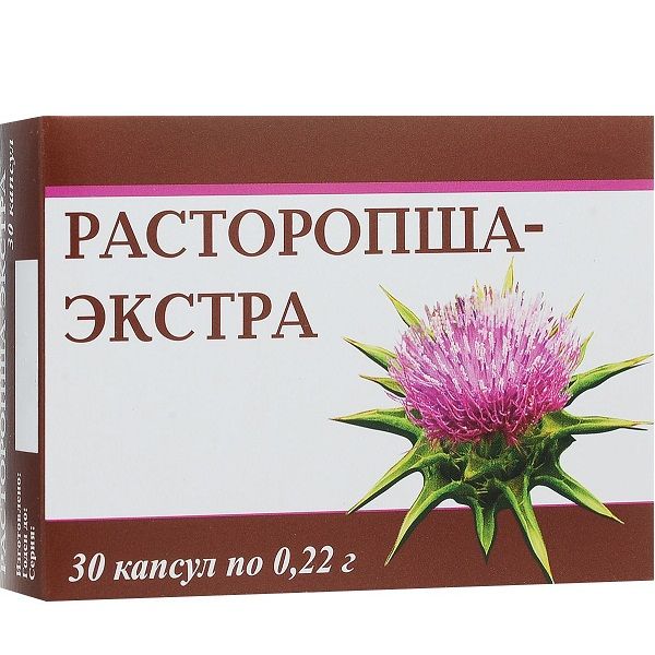 Расторопша Экстра Фармакор для здоровья печени, 30 шт
