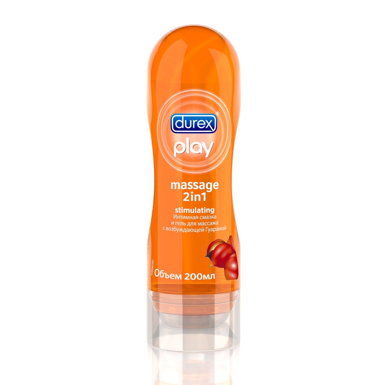 Интимная смазка и гель для массажа stimulating с возбуждающей гуараной Durex, 200мл
