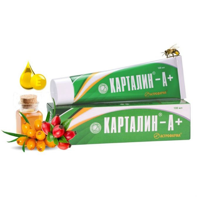 Карталин А+ крем в комплексном уходе при хронических дерматозах, 100 мл